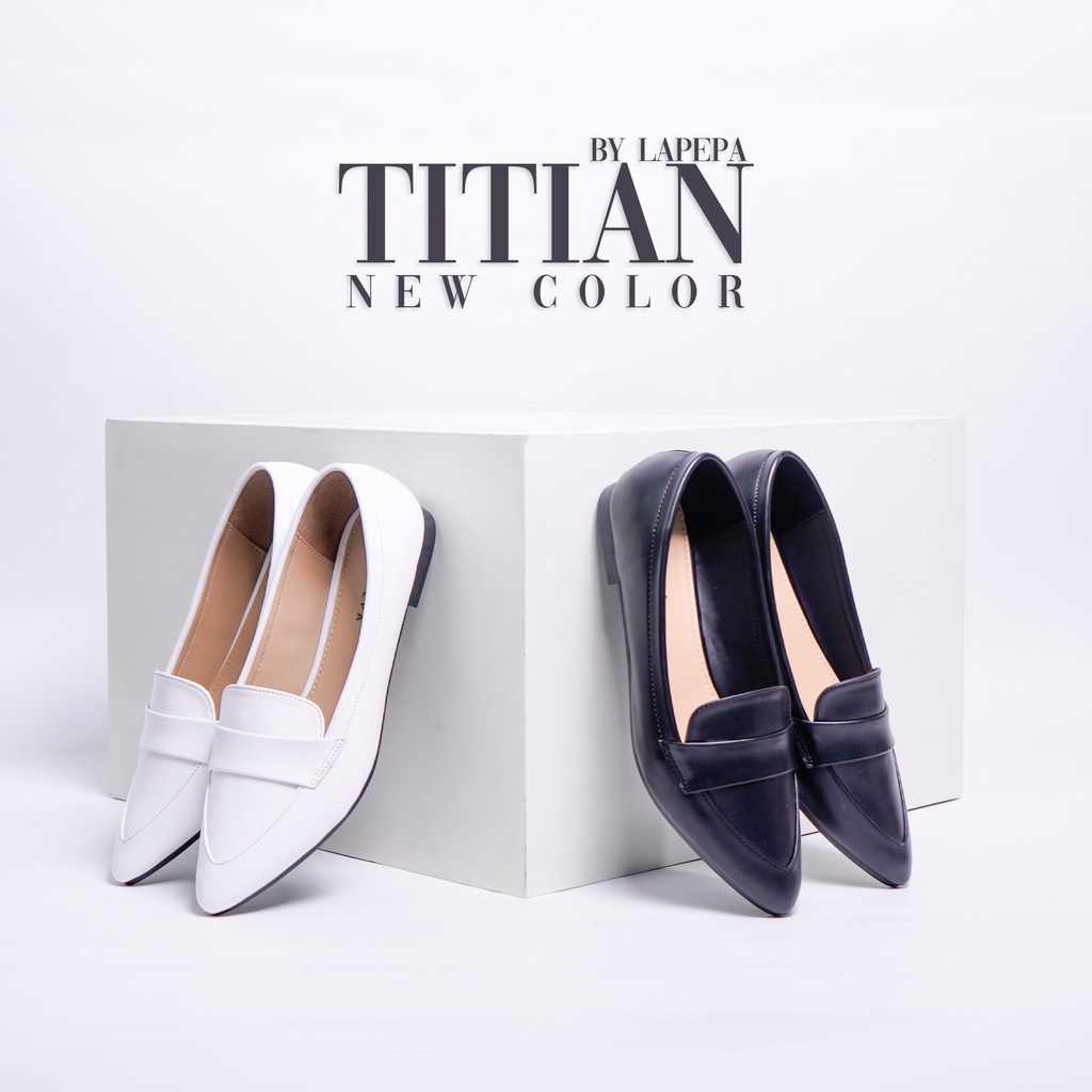 AVLINSTORE - tipe TITIAN Sepatu Flat Shoes Wanita Formal Untuk Kerja kantor Spatu Flatshoes Ballerina Cewek