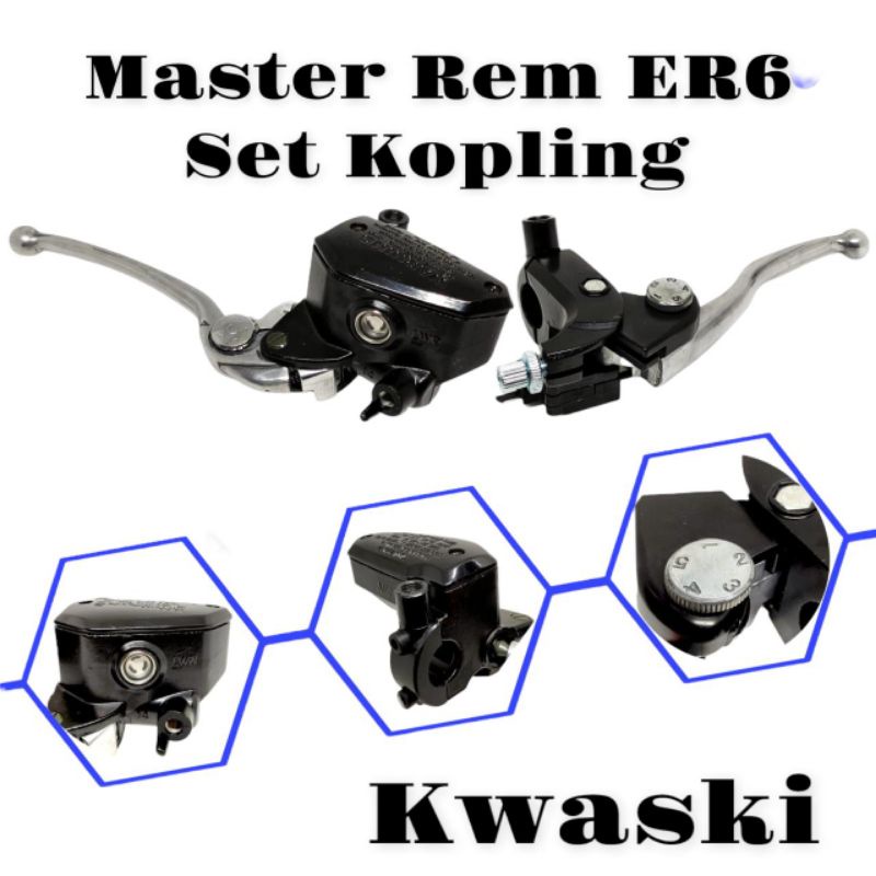 Master Rem ER6 Er6 set Import Kwasaki