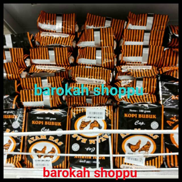 

Kopi bubuk khas Jambi cap AYAM RAS isi 250 gram