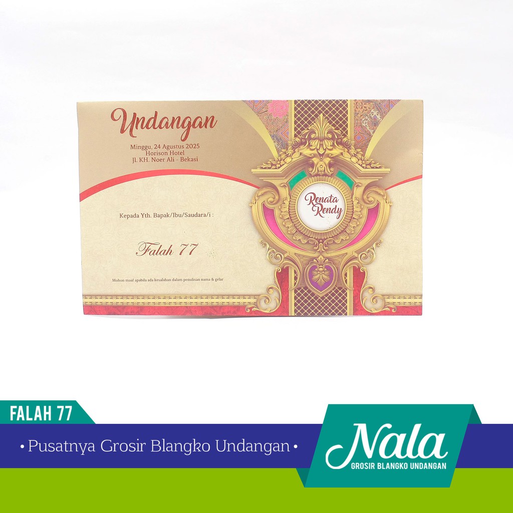 Jual Blangko Undangan Falah 77 isi 100 lembar | Shopee Indonesia