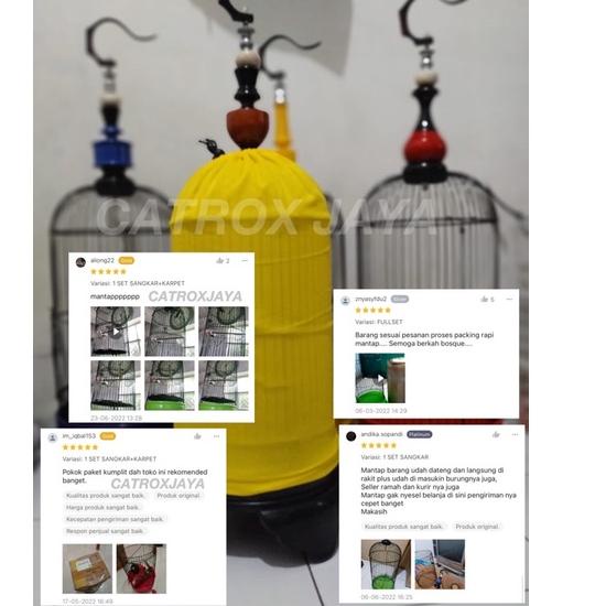 Pasti Puas [CATROX JAYA] SANGKAR BURUNG PLECI HELOPET/ SANGKAR 23CM/ SANGKAR KECIL/ KANDANG HELOPET/