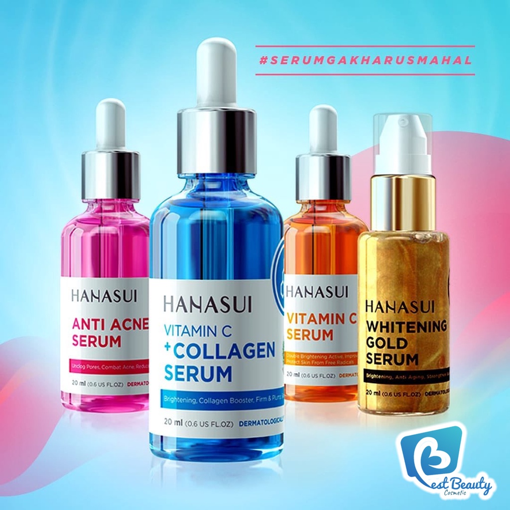 ★ BB ★ HANASUI Serum Vit C + Collagen | Serum Anti Acne | Serum Vitamin C | Whitening GOLD | BRIGH