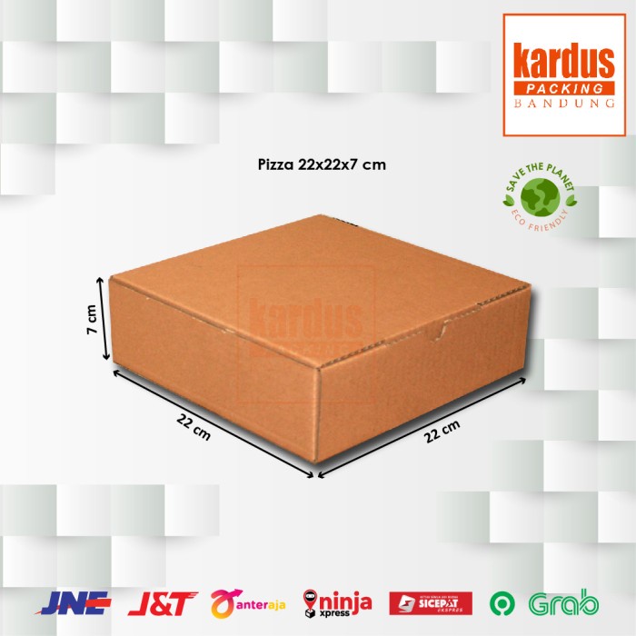 

Kardus Box Karton Dus Kotak Packing Hampers Pudding Polos Uk 22x22x7