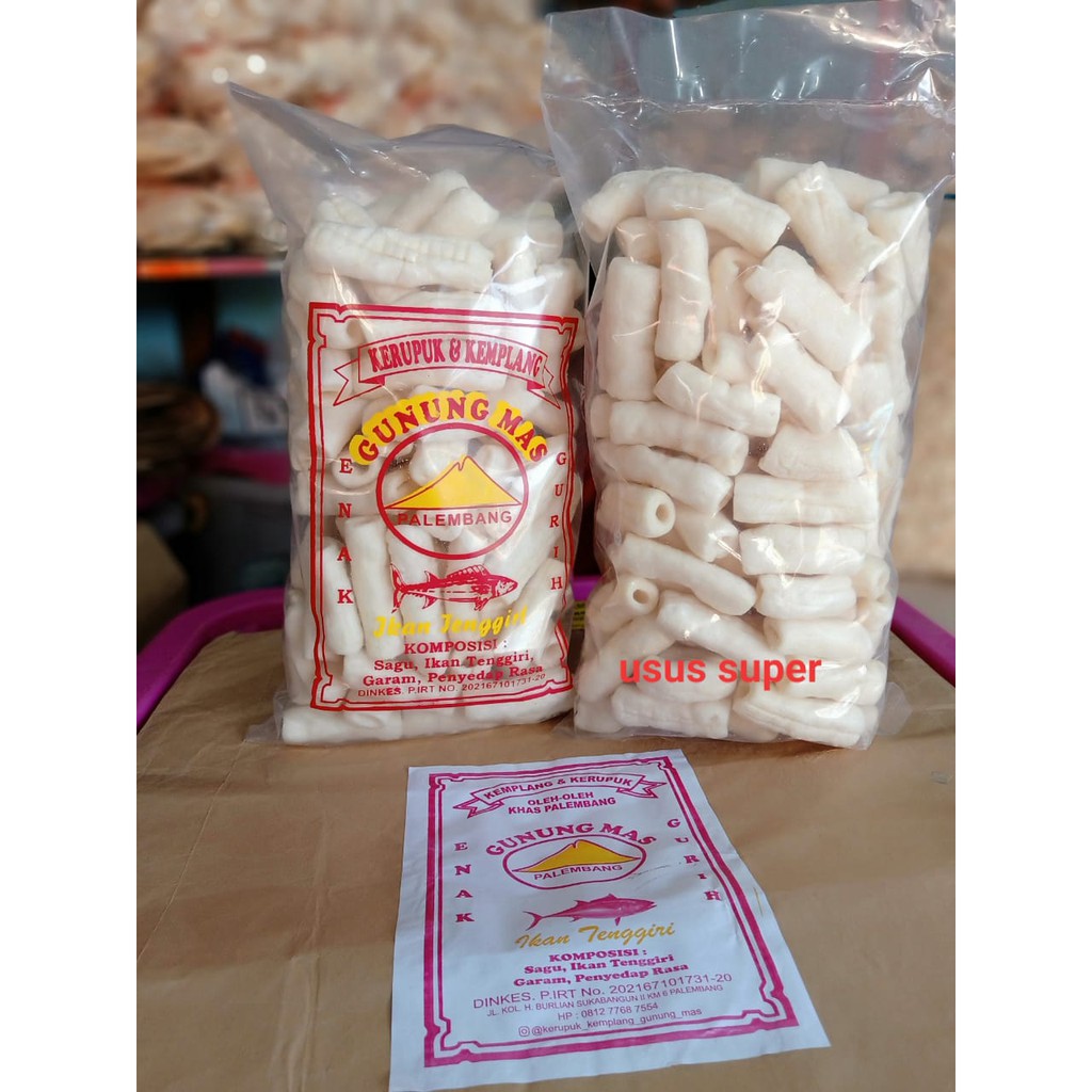 

Kerupuk Usus Super Asli Palembang 250Gr | Asli ikan Tenggir