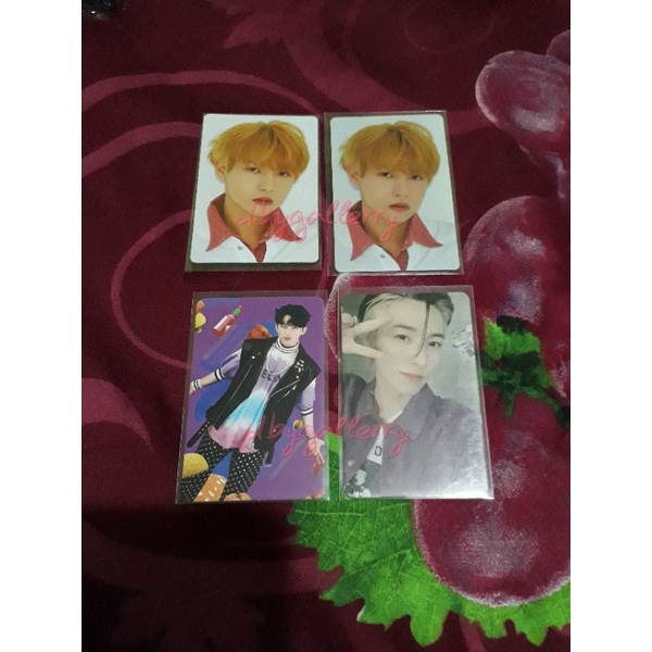 (read desc) nct dream renjun jeno jaemin haechan mark we go up sticker photocard pc