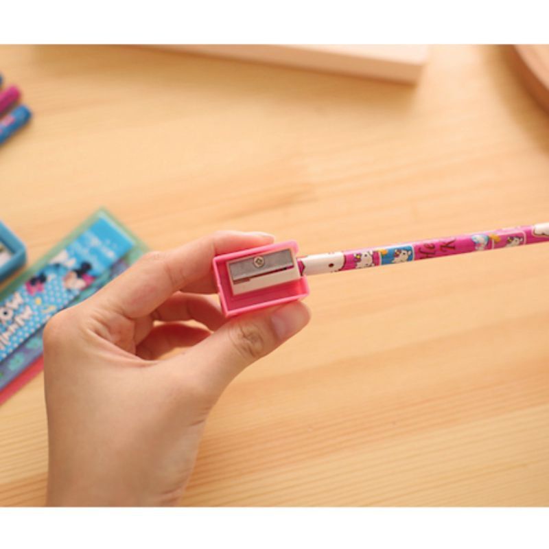 PS5B02 Alat Tulis 5in1 Pensil Set, Perlengkapan Sekolah Anak, Pensil Belajar, Stationary Kids School