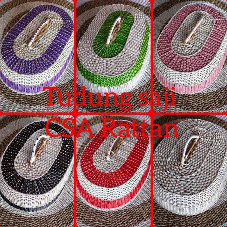 [FREE ONGKIR] TUDUNG SAJI ROTAN UKURAN BESAR BENTUK OVAL TERLARISS...,,,,,