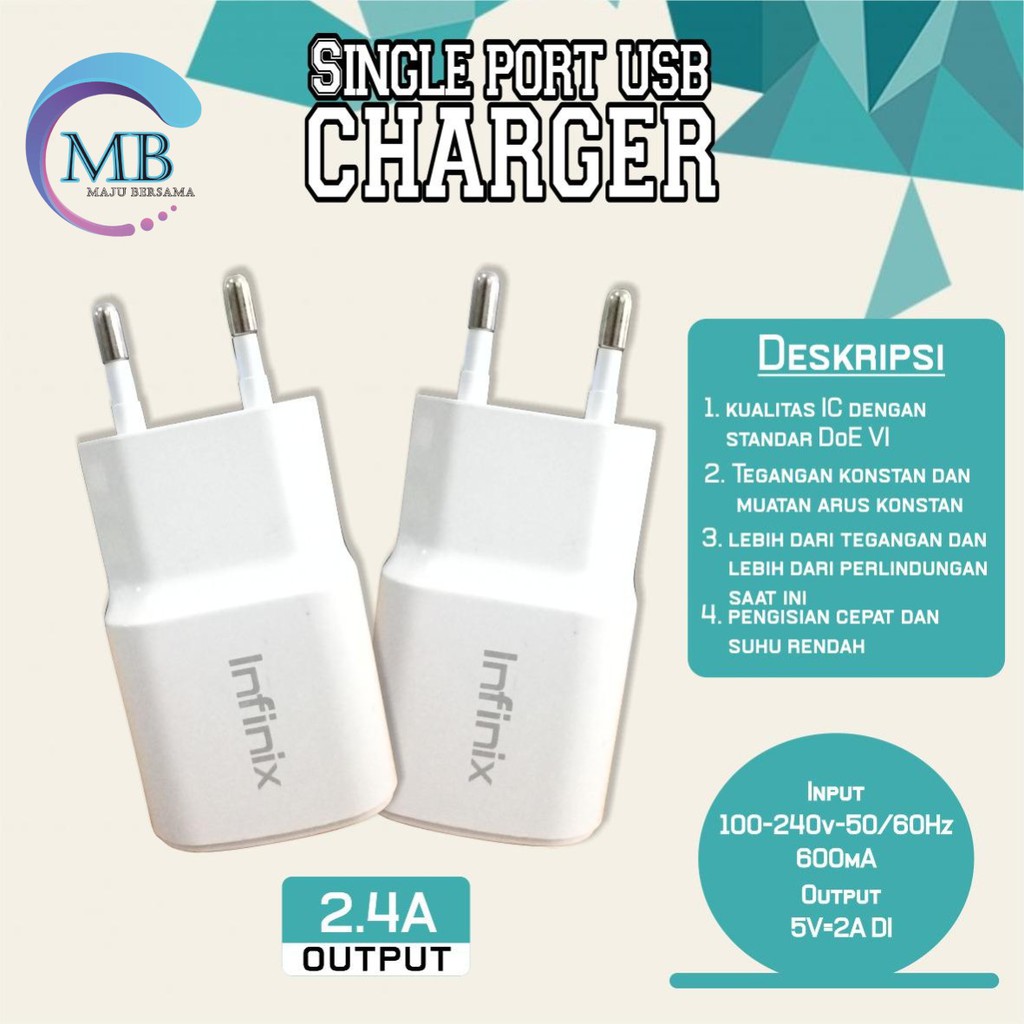 Charger Infinix 9V -2A Original Fast Charging Kabel Micro USB note 7 Note 8 hot 9 8 10 play MB2034