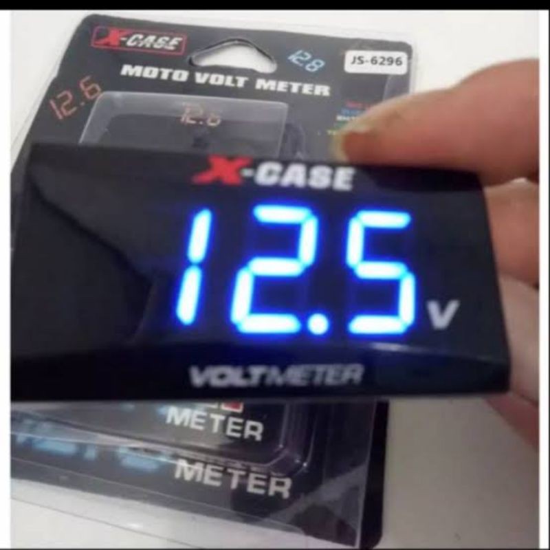 VoltMeter Motor Digital Waterproof LED / Voltmeter Motor Garansi