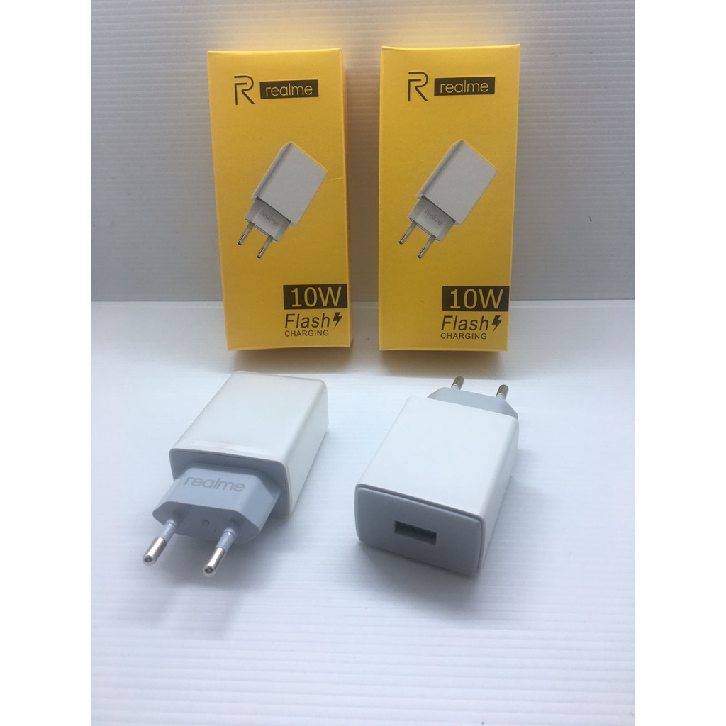 Adapter Realme 10W Flash Charging kepala charger oppo , batok realme , travel adaptor vivo , charger oppo , vivo dan realme