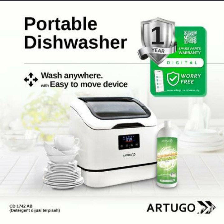 ARTUGO PORTABLE DISHWASER CD 1742 AB