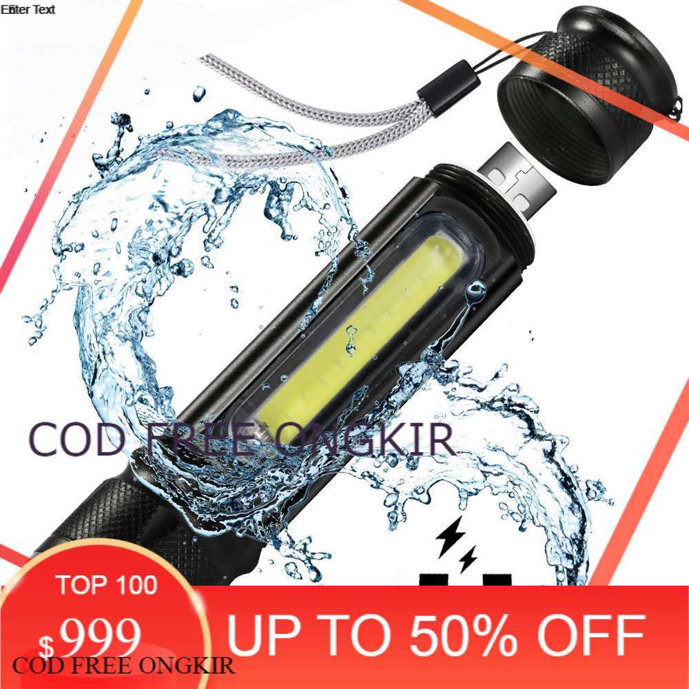 TaffLED Senter LED Lantera USB T6 + COB 2300 Lumens - WY8106