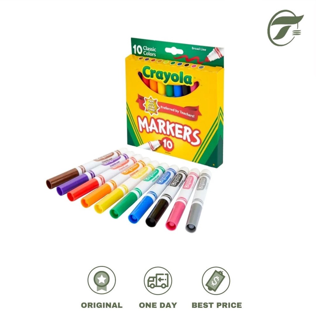 

SPIDOL MARKERS 10 CLASSIC COLORS 58-7722 CRAYOLA