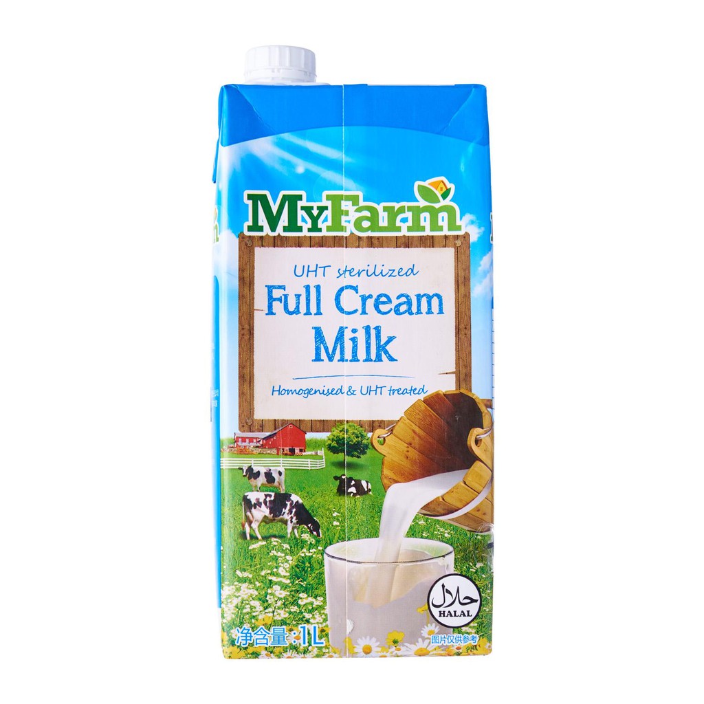 

MyFarm Uht Sterilized Full Cream Milk 1Lt