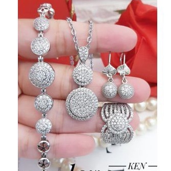 Xuping set perhiasan wanita silver LL51027