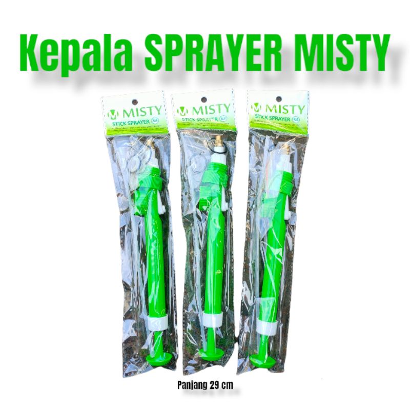 kepala sprayer MISTY semprotan burung pompa bertekanan cocok desinfektan spray