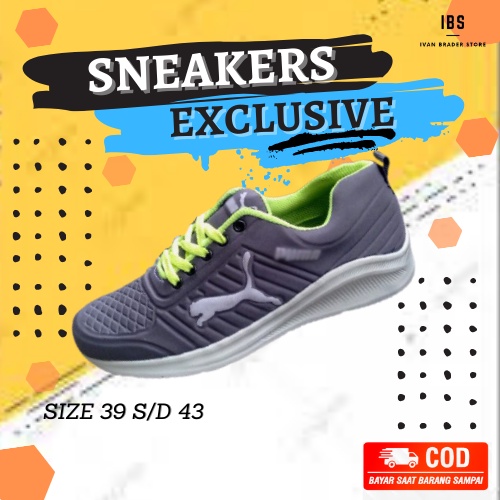 Sepatu Pria Wanita Joging Jogging Running Sepatu Sneaker Pria Cowok Murah Keren Kekinian PUMA