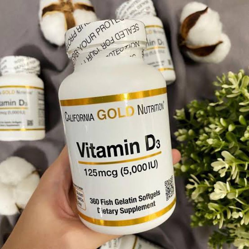 Vitamin D3 Vit D-3 5000IU 90 softgels California Gold Nutrition ORI USA  Vit D3 5000 iu