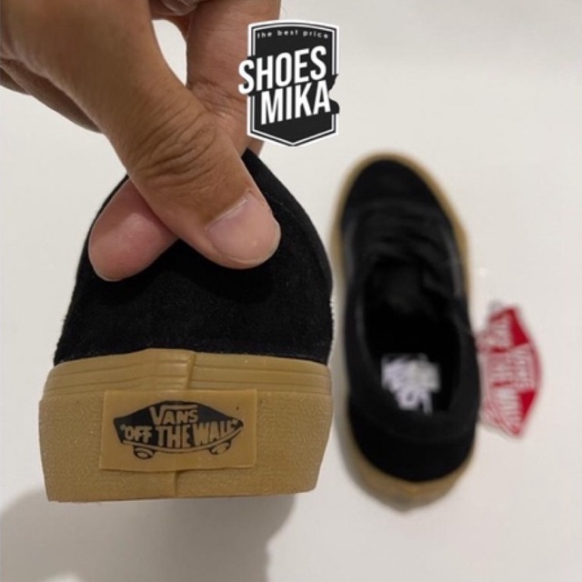 Sepatu Vans Oldskool Black Gum Premium