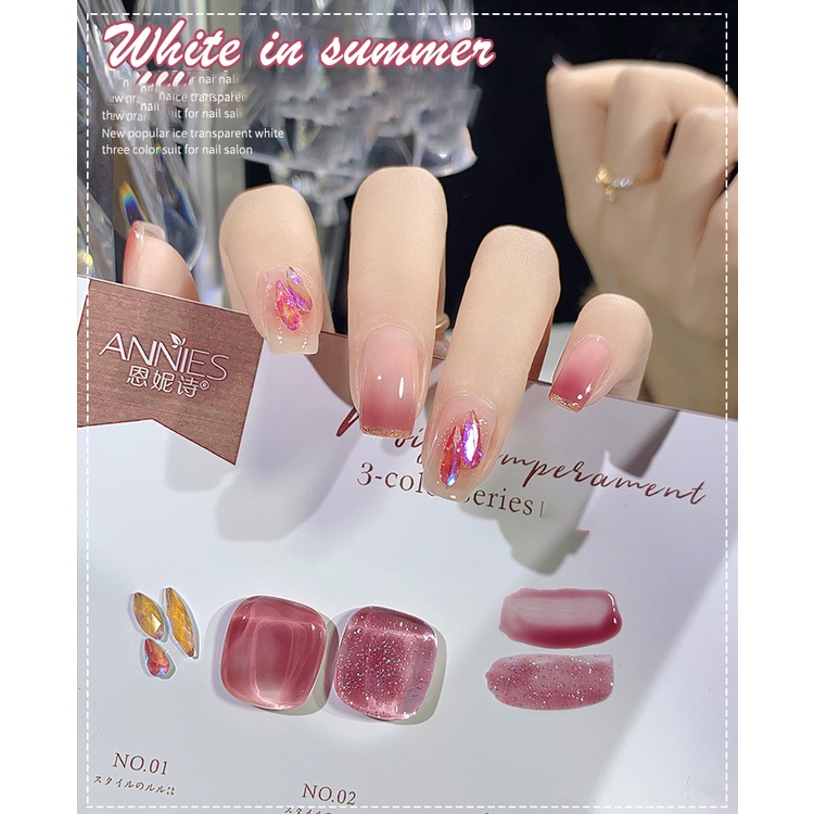 MSY Kutek Gel Summer Colour Jelly Transparant And Nail Gel Polish UV LED 10ml/Cat kuku