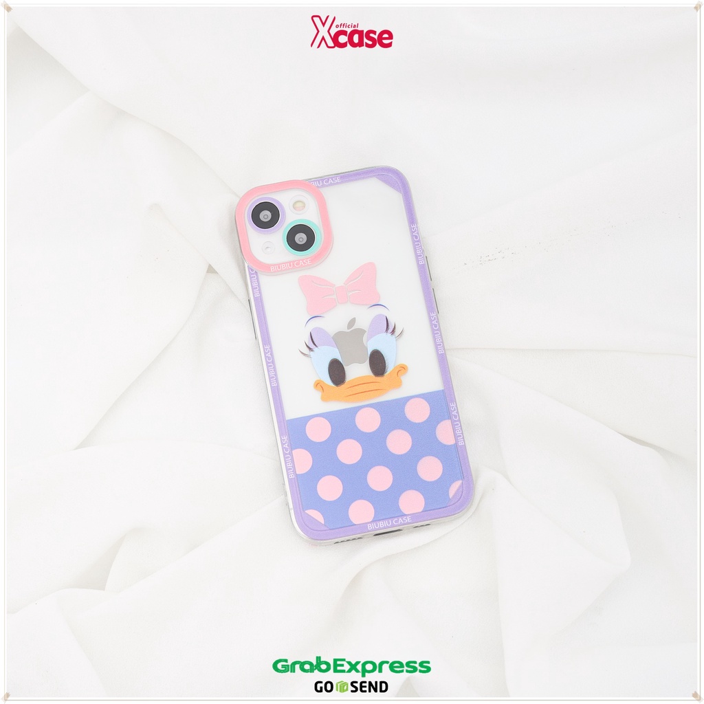 Soft Case Cartoon Disney Donald Duck Full Lens Cover For iPhone 7 8 SE 7+ 8+ X XR XS 11 12 13 Mini Pro Max