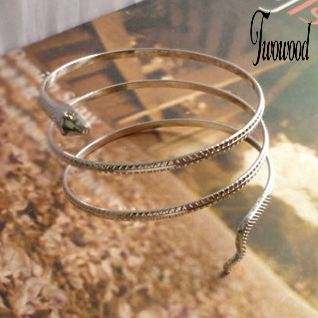 Gelang Spiral Bentuk Ular Untuk Wanita