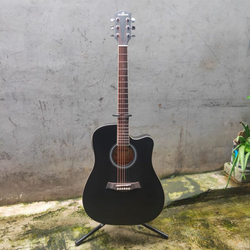 Gitar Akustik Nohman K-100CB Hitam ORIGINAL made in China