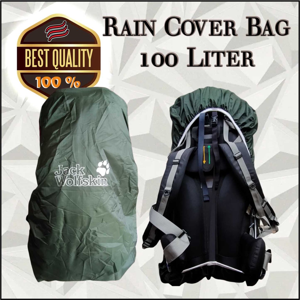 Raincover Carrier 100 Liter JWS - Cover Pelindung Tas Gunung Carrier 100 Liter JWS - Rain Cover Bag 