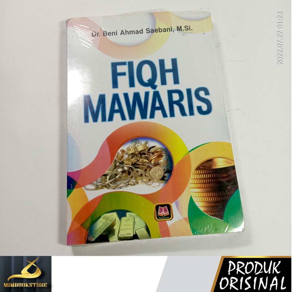 Jual Buku Fiqh Mawaris Dr Beni Ahmad Saebani M Si Penerbit