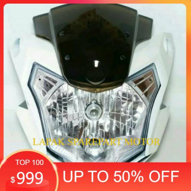 COVER BATOK KEPALA DEPAN & REFLEKTOR LAMPU MOTOR YAMAHA VIXION NEW ADVANCE NVA 2015 2016 TERLARIS