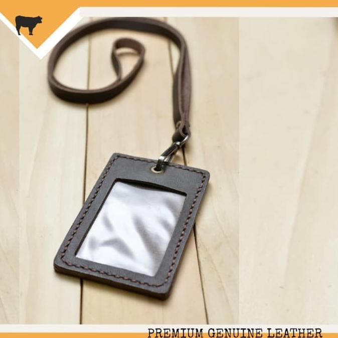 

✨ BISA BAYAR DITEMPAT✨ Id card dari kulit sapi asli warna darkbrown id card case PROMO Kode 996