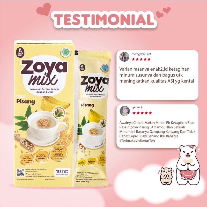 Zoya Mix Pelancar Asi - Asi Booster - Minuman Pelancar Asi