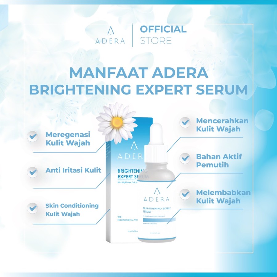 SERUM ADERA BRIGHTENING 100% ORIGINAL DAN BPOM