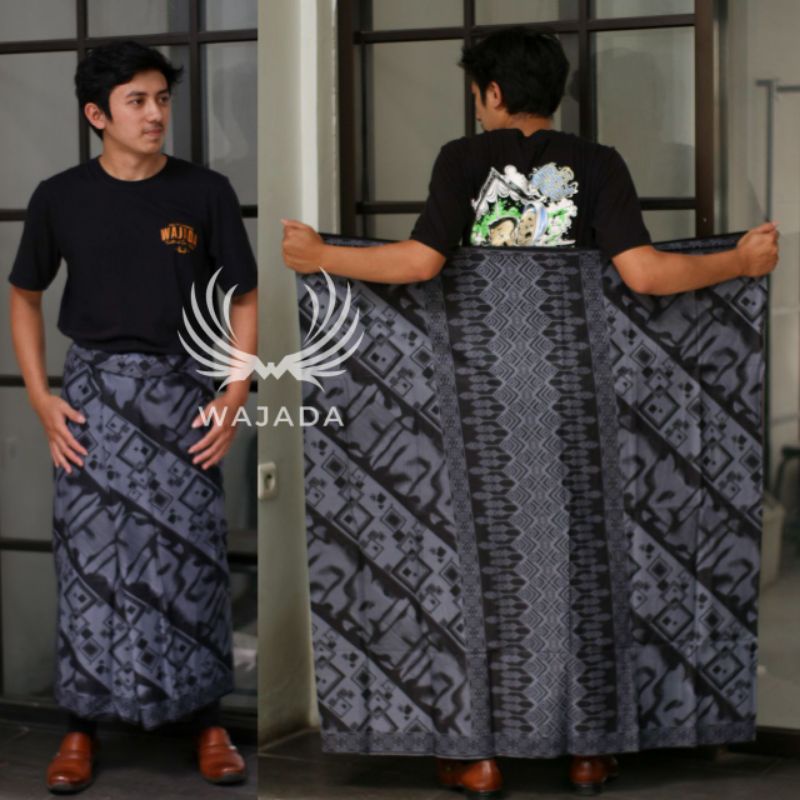SARUNG PRIA TERBARU MOTIF TEROMPAH SHOLAT DEWASA SARUNG MOTIF BALIMUN SARWON-Pd M