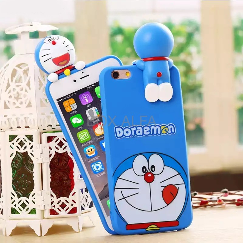 Case Doraemon Ngintip Oppo F1s Karakter 3D Kartun Intip Manjat A1601