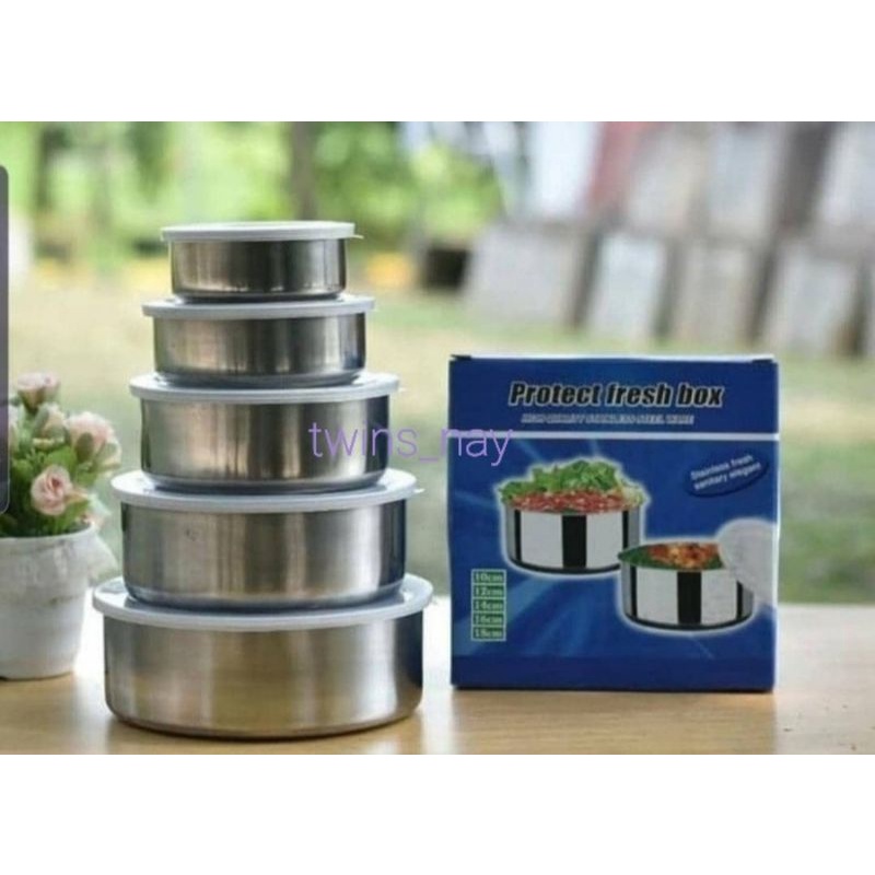 RANTANG SUSUN 5 SET/RANTANG STAINLESS