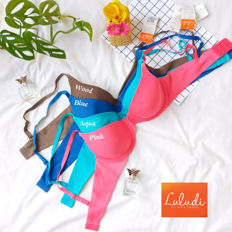 CL LULUDI BY WACOAL BRA WANITA KAWAT SEAMLESS POLOS CUP 36B FC