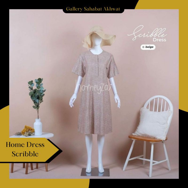 Scrible Home Dress / Daily Dress / Daster by Homeyza