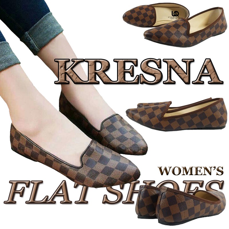 ESTORE Flat Shoes  Kresna FS07 Flat Wanita Vintage Warna  