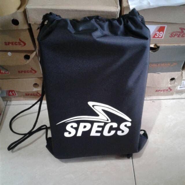 Gymsack Specs Hitam