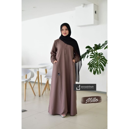 TERBARU ASWA DRESS ORI AN NASHIHAH GAMIS TERLARIS  BISA COD