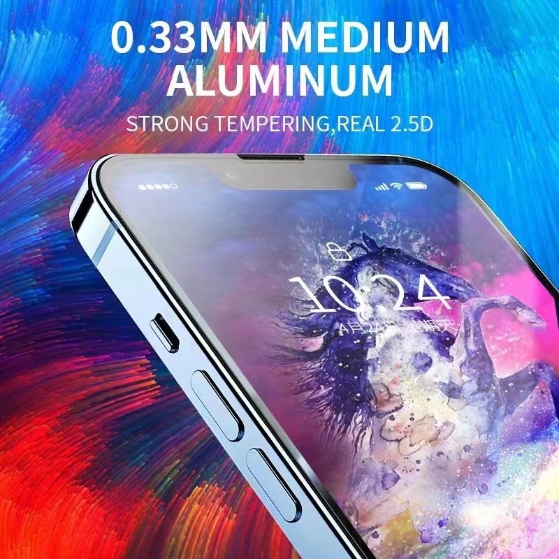 Pelindung Layar Tempered Glass 21H Untuk IPhone 14 13 12 11 Pro Max XS Max XR 6 7 8 Plus 12 / 13 Mini