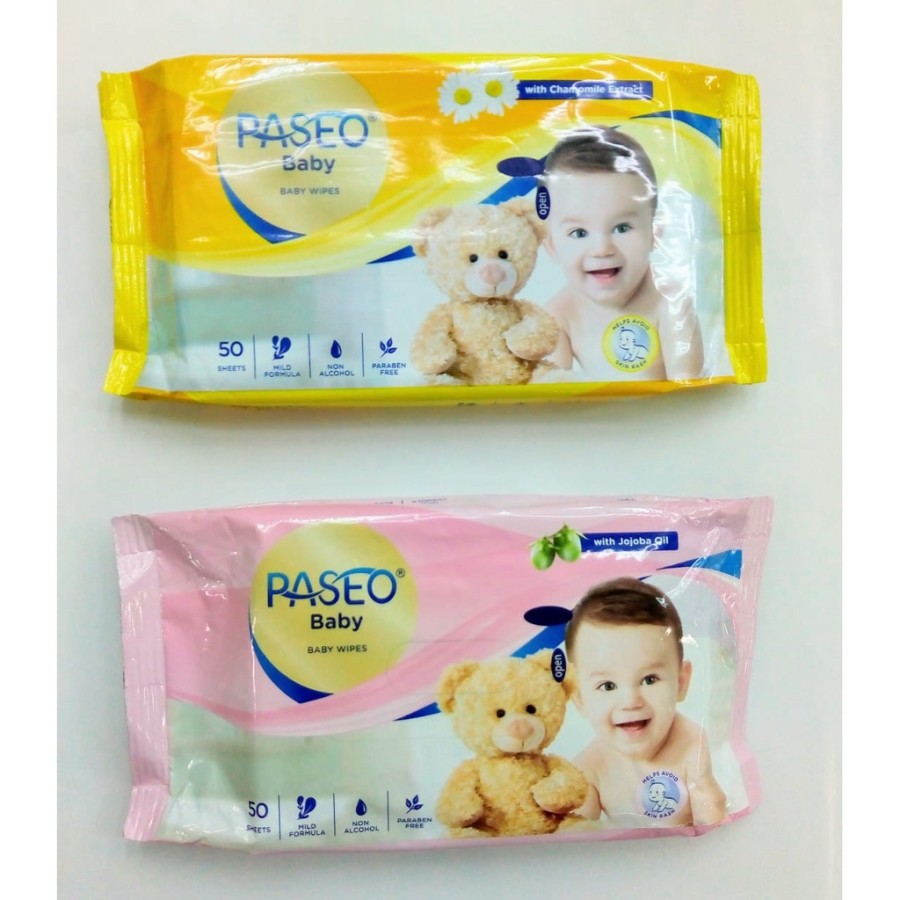 Paseo Baby Wet Wipes / Tisu Basah (50pcs/pack)