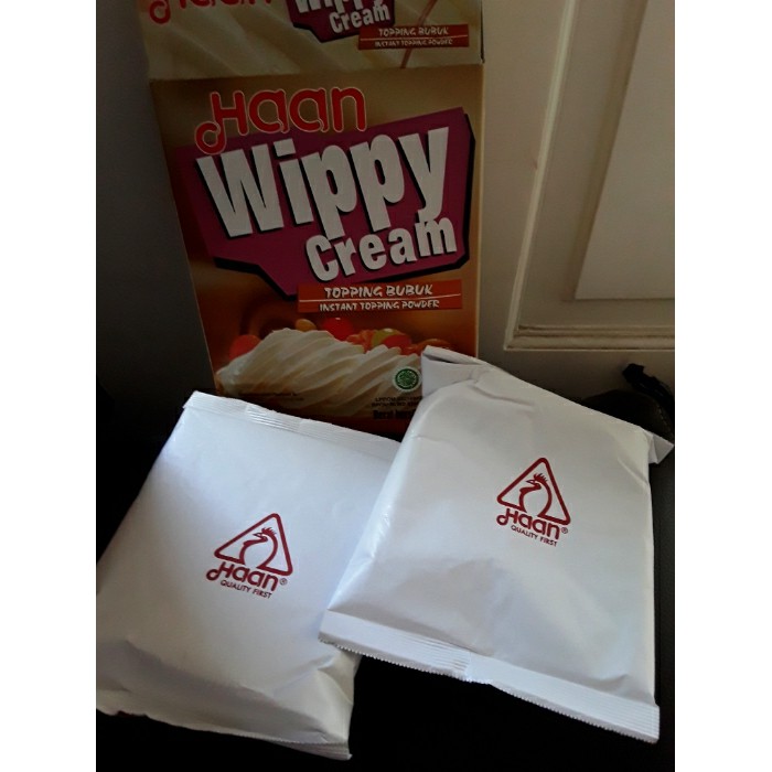 

Termurah Whip cream haan wippy 200gram (tanpa box ya) Bagus