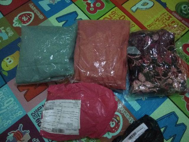 (real Pict) Couple Batik Kebaya Brukat Cp Sarwendah Jumbo Xl