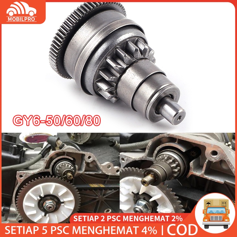 granat gigi pinion starter gear assy honda vario 110 karbu beat fi scoopy