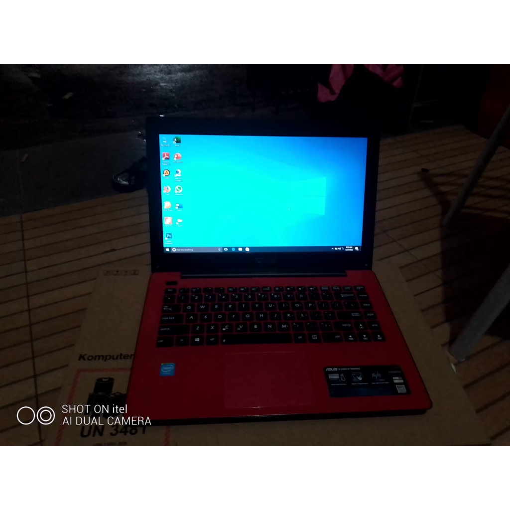 LAPTOP SECON ASUS RAM 4 GB HDD 500 GB GENERASI BARU WINDOWS 10 ZOOM SIAP PAKAI 2jutaan SLIM 14 inci ORIGINAL GARANSI