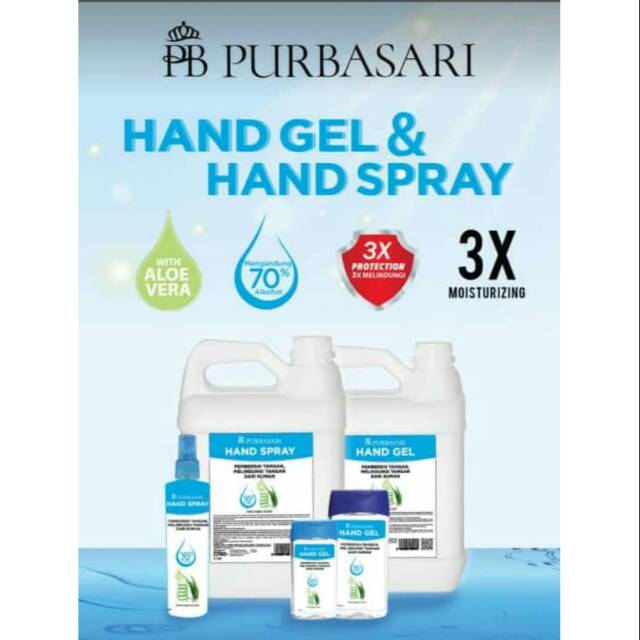 Purbasari hand sanitizer hand gel