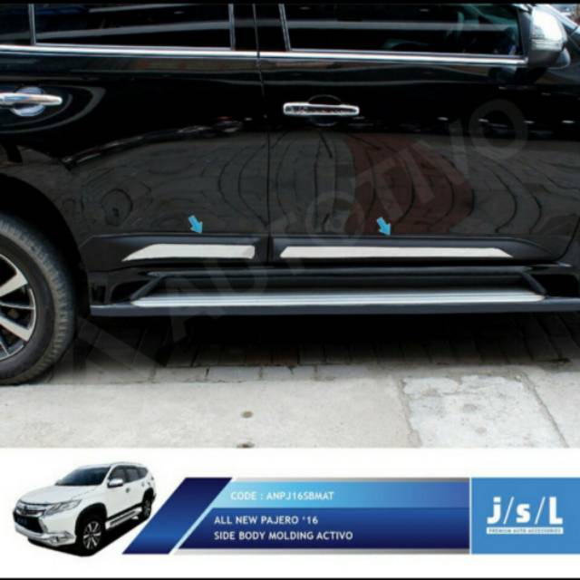 List body samping all new Pajero 2016 model activo jsl