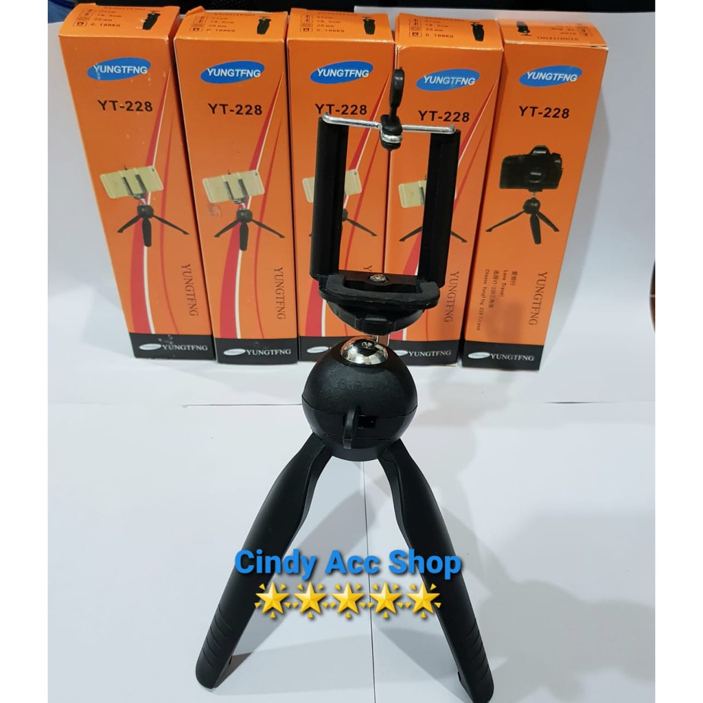 Tripod Mini Stand Handphone Smartphone Free Holder Universal